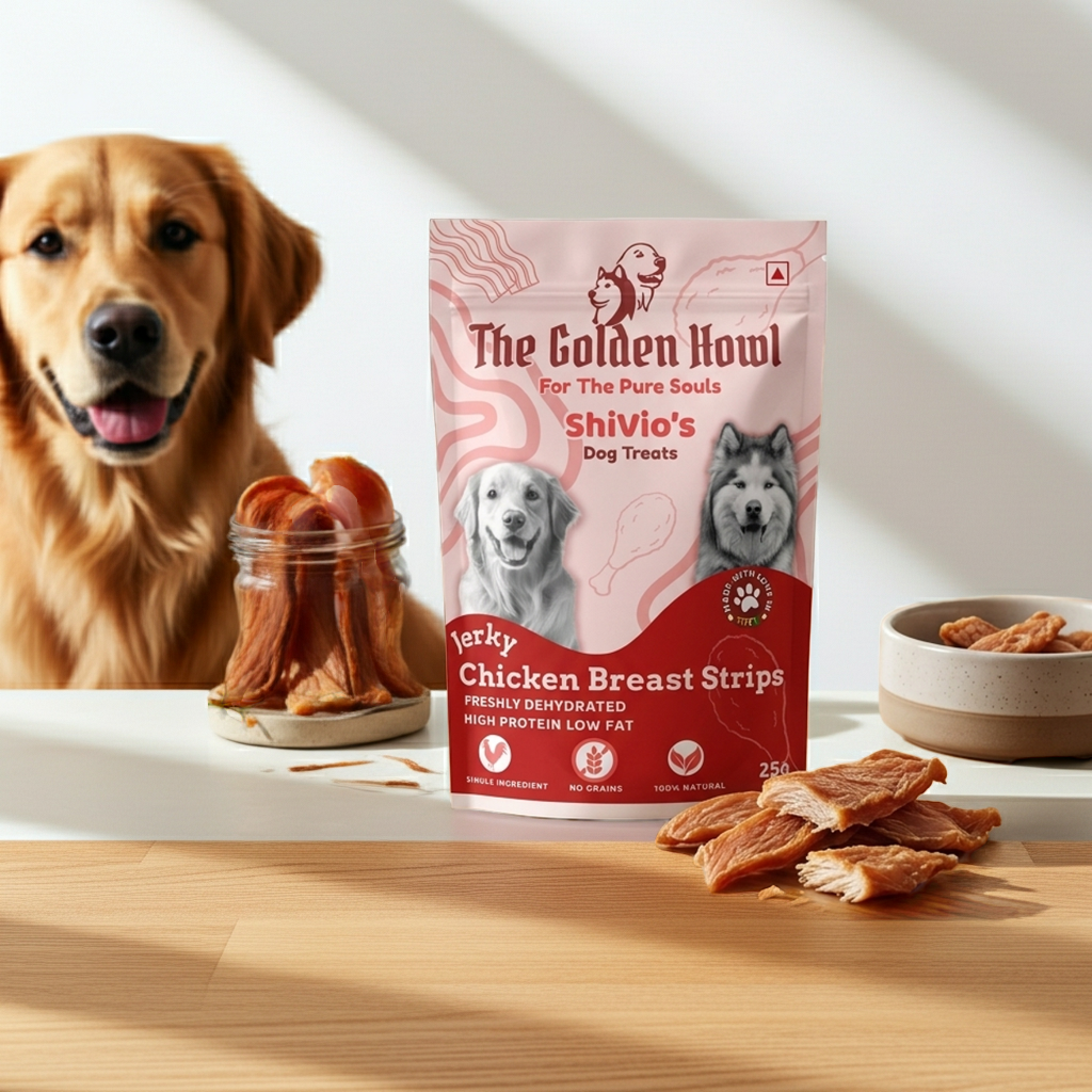 Premium Single-Ingredient Chicken Jerky for Dogs – Grain-Free, 100% Natural, and Packed with Flavor