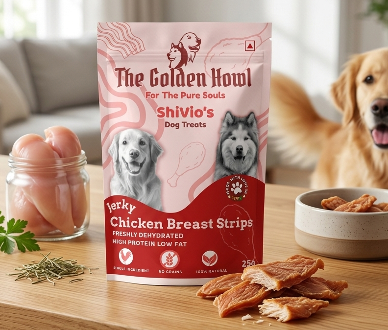 Premium Single-Ingredient Chicken Jerky for Dogs – Grain-Free, 100% Natural, and Packed with Flavor